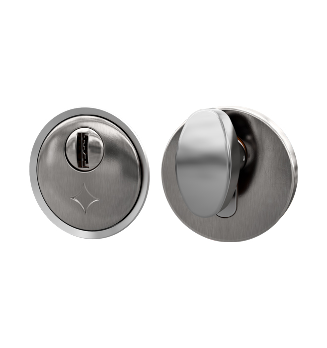 Flush Escutcheon Thumb Turn Stainless Steel