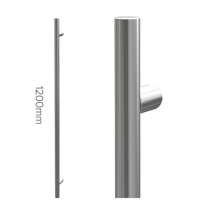 Pull Handle 1200mm Stainless Steel